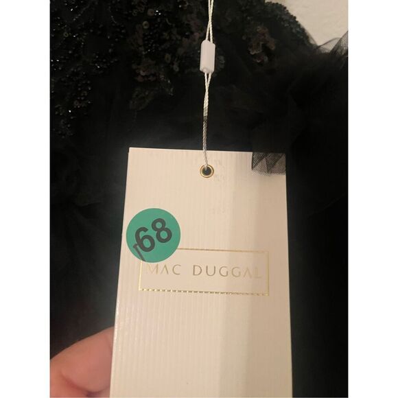 Mac Duggal Short Ruffle Tiered Dress NEW NWT - Picture 3 of 11